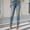 Blue, variant on Hauaitttt Women Casual Stretch Jeans Distressed Denim Pants Skinny Fit Comfortable Vacation Everyday Wear Trendy Fashion Tapered Ankle Length Running Pants in Bulk Women Pants Casual Summer Petite