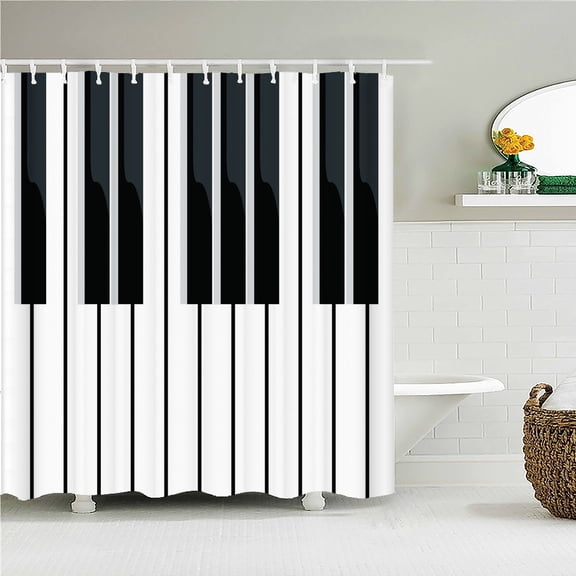 Music Rock Guitar Shower Curtains Modern Bathroom Curtains 3d Printed ration Wat