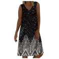 thumbnail image 1 of Vestido sin mangas sexy con cuello en V y estampado sin mangas para mujer Pompotops hdfakjf6060, 1 of 4
