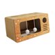 thumbnail image 5 of Casa de cartón para gatos, cueva, decoración del hogar, pelota colgante, juguete, poste rascador, caja, cama de salón S, 5 of 8