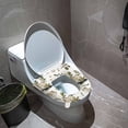 thumbnail image 6 of SHENGXINY Toilet Seat Cover Pads Stretchable Washable, Premium Eva High Foam All-Season Wipeable Toilet Ring White 1.69x15.4in, 6 of 6