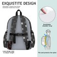 thumbnail image 5 of Sun and Eye Gothic Pattern Cute School Backpack with Padded Back and Adjustable Shoulder Straps 13.4"x11"x4.7", 5 of 5
