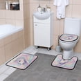 thumbnail image 6 of Shower Curtain and Rug Sets 4pcs Bathroom Sets Includes 12 Free Hooks 66" x 72" Magical Unicorn Pastel Sky, 6 of 8