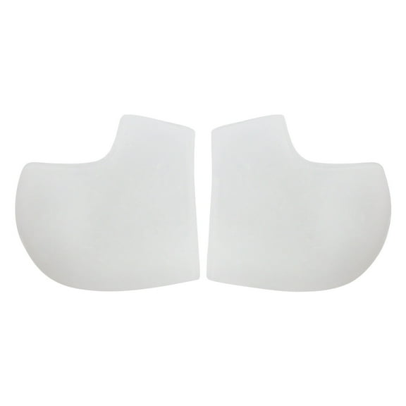 Silicone 1 Pairs White Heel Protectors, Silicone Heel Cups for Heel Pains,Cracked Heels, Heel Spurs, Plantar Fasciitis,Unisex Fit Gel Heel Pads, Stocking Stuffers for Men Women Teens