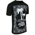 thumbnail image 2 of ShirtBANC California Republic Mens State Bear Shirt Palm Tree Paisley Design Tee, 2 of 3