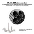 thumbnail image 4 of 5 Tornillos Hexagonales de Acero Inoxidable Din933 304 Meterk M4x12, 4 of 7
