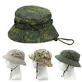 thumbnail image 7 of Grandest Birch Summer Outdoor Hat Camouflage Print Windproof Fixed Strap Round Brim Anti-UV Sunshade Lightweight Fishing Camping Climbing Unisex Cap Sunhat ,Gift, 7 of 7
