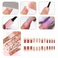 thumbnail image 6 of RAGUPEL 24Pcs Glue on Nails for Women,Diamond-Accented Square Press on Nails,Hand-Painted Butterfly Fake Nails,Full Cover Nail Tips for Dating,Party,Taking Pictures,Daily Life,Style3, 6 of 7