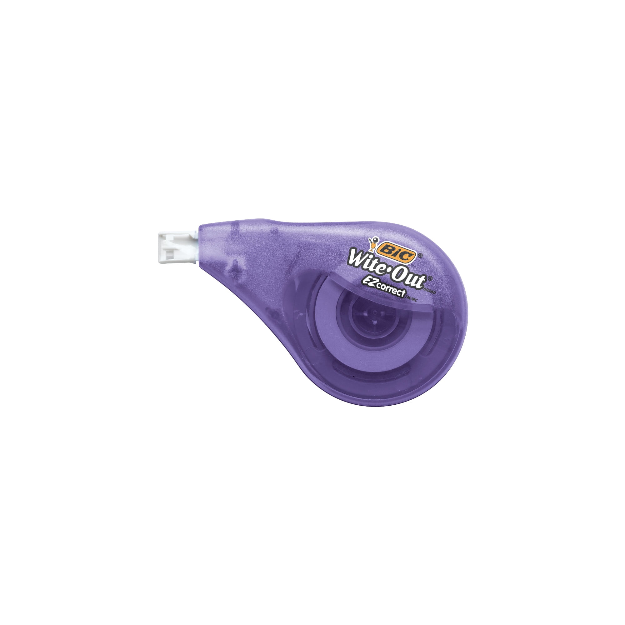 BIC Wite-Out EZ Correct Correction Tape, White, No Dry Time, Tear Resistant Tape, 3-Count