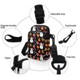 thumbnail image 5 of HELLHERO Snowman Candy Cane Pattern Messenger Bag for Adults Polyester Underarm Shoulder Bag with Zipper, 5 of 7