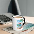 thumbnail image 5 of Taza de cerámica de Looney Tunes para hombres y mujeres, linda taza de café y agua para las vacaciones de Navidad, diseño único con asa para la oficina en casa, taza de café y té decorativa para, 5 of 5