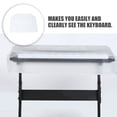 thumbnail image 3 of KAKOWELY Professional Digital Piano Cover Transparent Peva Material for 61 Key Electronic Keyboard, 3 of 8