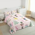 thumbnail image 3 of Homewish Merry Xmas Bedding Comforter Set,Retro Nutcracker Twin Comforter Sets,Cute Ballet Girls Bedding Set For Kids,Breathable Home Decor Reversible,2pcs, 3 of 8