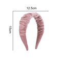 thumbnail image 2 of Diadema de turbante para niñas, banda de accesorios para el cabello, diadema sólida para mujeres y niñas, 2 of 5