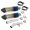 Type D, variant on Motorcycle Exhaust Full System Double Link Pipe Slip On For Yamaha FJR1300 FJR 1300 2001-2022 Modified Muffler