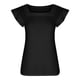 thumbnail image 4 of Tops de cuello cuadrado para mujer, camiseta de manga corta con volantes, blusas tipo túnica de verano holgadas OAVQHLG3B Store  lin121212, 4 of 4
