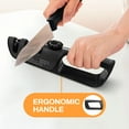 thumbnail image 5 of Behome 3-in-1 Knife Sharpener 6 Angle Adjustable, With 3 Stage, Handheld Manual Knives Sharpener for Repair, Restore, Polish Blades, for Kitchen Knives, Scissors, 5 of 8