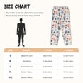 thumbnail image 2 of Cauagu Starfish Shell Pajama Pants for Women Loose Fit Wide Leg Trouser Pants Casual Elastic Waist Drawstring Lounge Pants, 2 of 6
