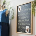 thumbnail image 6 of Black Magnetic Chalk Board with Solid Wood Frame, 6 of 9