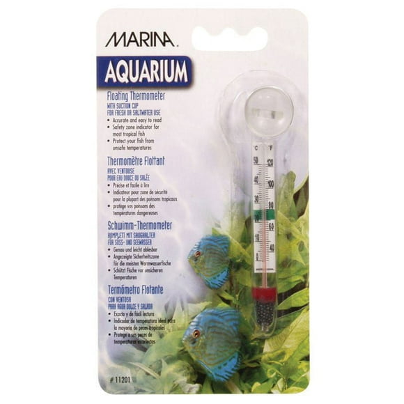 Thermomètre flottant Marina avec ventouse Celsius et Fahrenheit