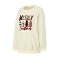 thumbnail image 2 of Franhais Women's Sweatershirt Autumn Winter Fleece Pullover Long Sleeve Round Neck Christmas Sweatshirt, 2 of 9