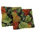 thumbnail image 1 of Coussin de Chaise de Salle à Manger en Polyester Filé 19 Pouces (Ensemble de Deux), 1 of 2