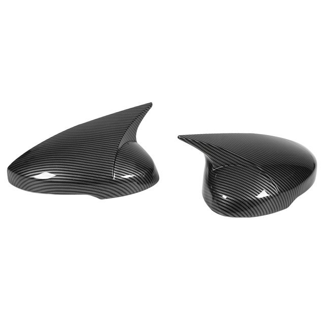 Cubiertas para espejos de puerta, 2 piezas, estilo fibra de carbono, carcasa para espejo retrovisor, protector de espejo de puerta lateral, funcionalidad de alta precisión