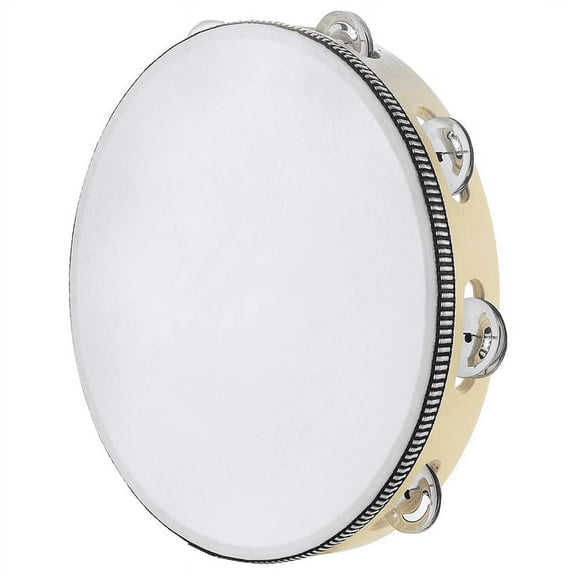 New Arrivals Tambourine for Adults 10 Inch Hand Held Drum Bell