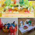 thumbnail image 5 of Rabbit Figures 16 Pcs Lovely Bunny Figurines Playset Rabbit Character Set Cake Topper Decoration Miniature Garden Animal Decoration Gift For Kid, 5 of 5