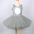 thumbnail image 2 of ZHUASHUM Kids Toddler Baby Girls Spring Summer Floral Bee Fancy Dress Wear Easter Bunny Carnival Wear Accessory Set Tutu Princess Dress Grey,7-8 Years, 2 of 6