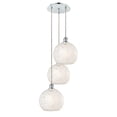 thumbnail image 4 of Innovations Lighting - White Mouchette - 3 Light Cord Hung Multi Pendant In, 4 of 7