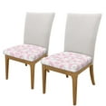 thumbnail image 2 of KLL Cute Rabbit Pattern Seat Covers for Dining Room Chairs,Washable Chair Seat Chair Covers Seat Protector-Two Pieces, 2 of 7