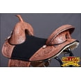 thumbnail image 6 of HILASON Western Horse Treeless Trail Barrel American Leather Saddle | for Horses, 6 of 8