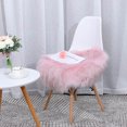 thumbnail image 2 of PiccoCasa Faux Fur Area Rug Fluffy Rug Plush Decorative Rug, Light Pink 2x2 Feet, 2 of 6