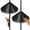 Spike-19Inch-2pcs, variant on 19IN-1Set Plastic Bird Feeder Pole Squirrel Proof Guard