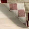 thumbnail image 3 of Pompeii Checked Border Area Rug, 10' x 13', Pompeii Red, 3 of 6