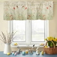 thumbnail image 6 of Valances for Windows Rod Pocket Short Curtain for Bathroom Living Room Bedroom 1 Panel 42x12in, 6 of 9