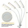 thumbnail image 5 of KERPOS Indoor Plant Grow Light 2025 Upgraded Version - 360 LEDs, Full Spectrum, 3/9/12H Timer, 10 Dimmable Levels, Adjustable Gooseneck, Durable, White, 5 of 5