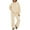 Beige, variant on Womens 2 Piece Outfits Lounge Hoodie Sweatsuit Sets Spring Fall Fashion Clothes Airport Travel Pants Tracksuits Pink L
