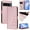 Pink, variant on For Google Pixel 7 Pro Litter Panda Embossing Leather Phone Case with RFID Blocking Card Slot Wallet Magnetic Clasp Lanyard Flip Stand Case,Blue,For Google Pixel 7 Pro