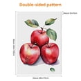 thumbnail image 2 of Fall Aesthetic Double Colored Flags Versatile Apples Fruits Watercolor Outdoor Garden Flag Durable Autumn Themed Porch Decor - for Porch Home Farmhouse Garden Outdoor 28x40 Inch, 2 of 6