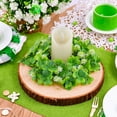 thumbnail image 7 of St. Patrick’s Day Candle Wreath,Shamrocks Candle Holder,Green Candle Decor,Mini Table Wreath,Holiday Home Decoration,Festive Candle Display,St. Patrick’s Day Centerpiece,Party Table Decor, 7 of 7