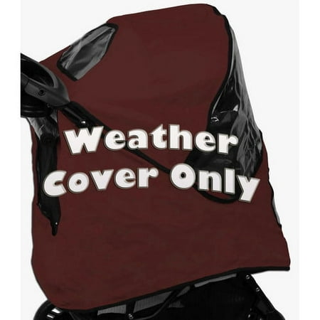 Weather Cover for Jogger Pet Stroller - Burgundy