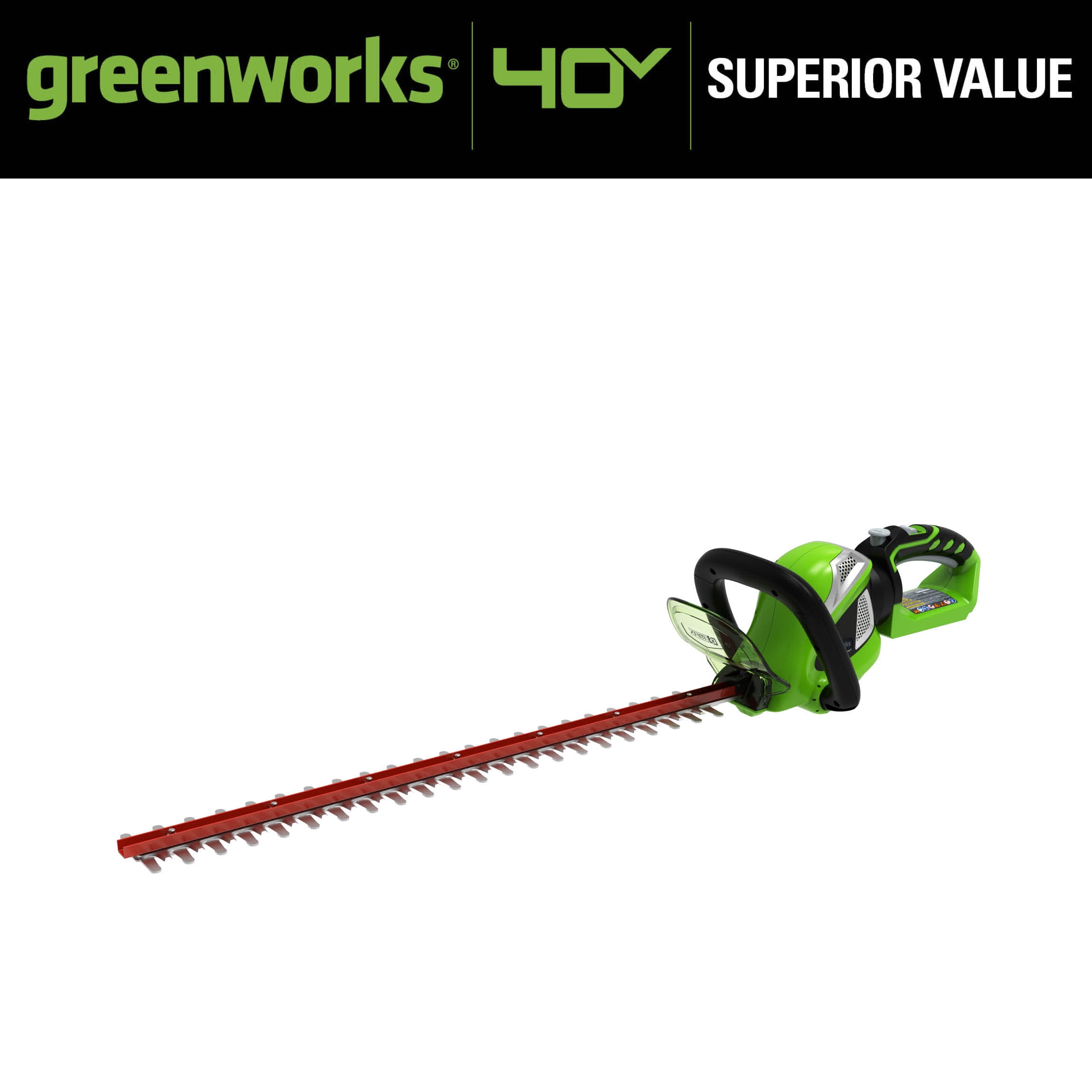 Greenworks GMAX 40V 24 in. Hedge Trimmer (ToolOnly), 22332