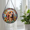 thumbnail image 5 of 89Bloom Bloodhound Window Hanging Stained Glass, Bloodhound Suncatchers for Windows Stained Glass, Stained Glass Dog suncatcher, Dog Stained Glass, 5 of 8