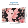 thumbnail image 2 of Kdxio Cute Axolotl Sakura Blossoms A Print Large Gaming Mouse Pad,Non-Slip Base,Water Resist Keyboard Pad for Gamer,Office & Home,29.5 x 15.8 in, 2 of 6