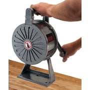 Vixen Horns Air Raid Hand Crank Siren ، بصوت عالٍ ثقيل Tornado Siren مع قاعدة / حامل طاولة ، إنذار غارة جوية ، تحذير البناء Horn VXS-1200M