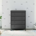 thumbnail image 3 of Storkcraft Alpine 4 Drawer Nursery Dresser, Gray, 3 of 10