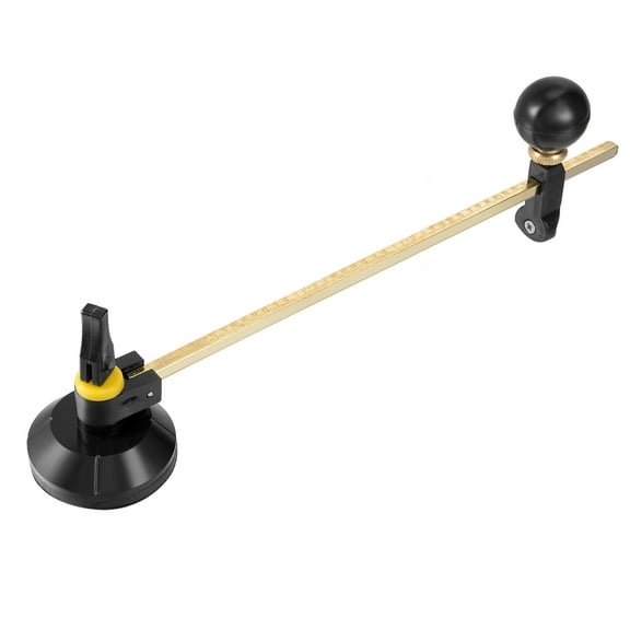 60cm Adjustable Compasses Type Glass Circle Circular Cutter with Suction Cup