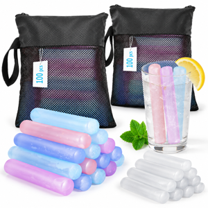 Reusable Ice Cubes For Coolers Color-changing Stick 200 Pack